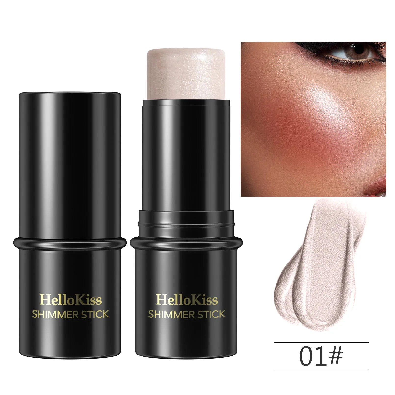 Highlighting&Bronzer Stick Face Brightening Blusher Rouge Concealer Pen Long Lasting Corrector Nose Shadow Contouring Cosmetics