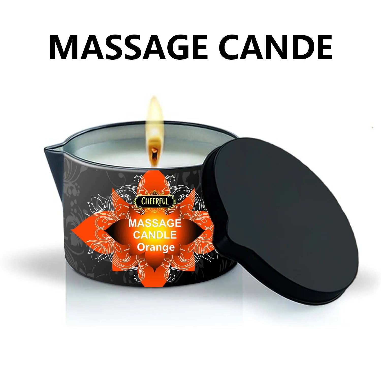 1PC Massage Oil Candles,luxury aromatherapy candles,for Stress Relief and SkinMoisturizing, SM Product Scented Candle Body Oil