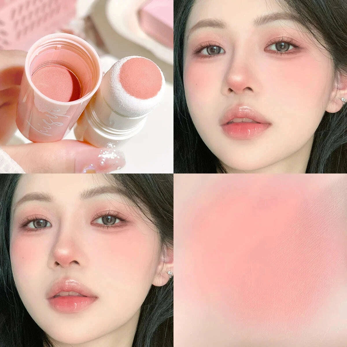 hisyi-yunrou-soft-fog-blush-stick---energetic-and-bouncy-korean-style-brightening-dual-use-for-lips-and-cheekskimlud-womens-fashion-34599221