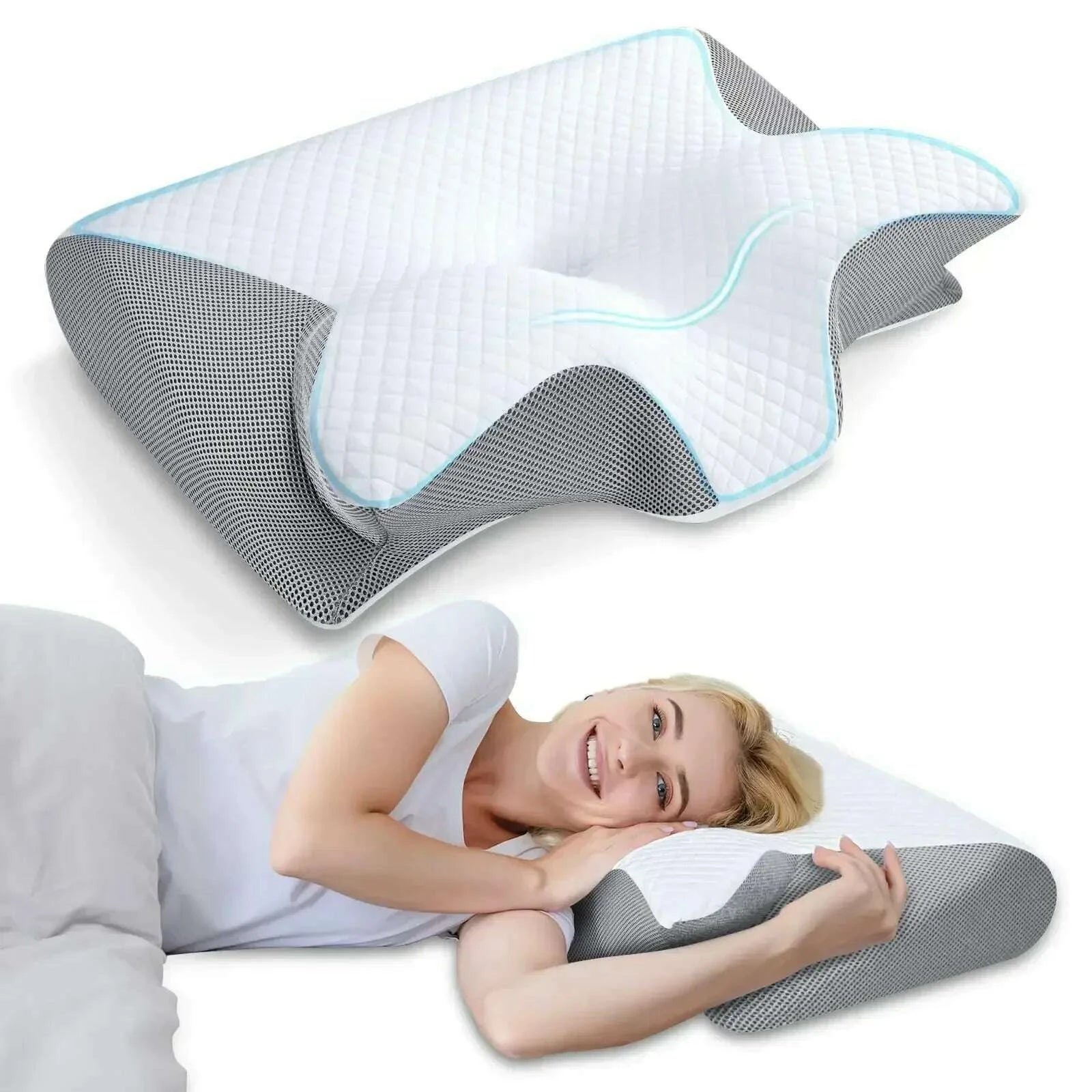 1pc-memory-foam-cervical-pillow-fast-rebound-memory-sleeping-pillows-2in1-ergonomic-orthopedic-pillow-for-neck-pain-neck-pillowkimlud-womens-fashion-34604331
