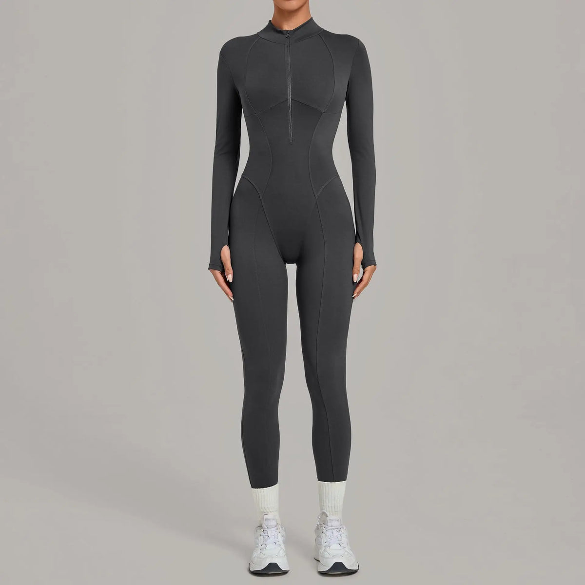 One Piece Jumpsuit – Triangle Back – Nylon Elastane – Sleeveless | KIMLUD