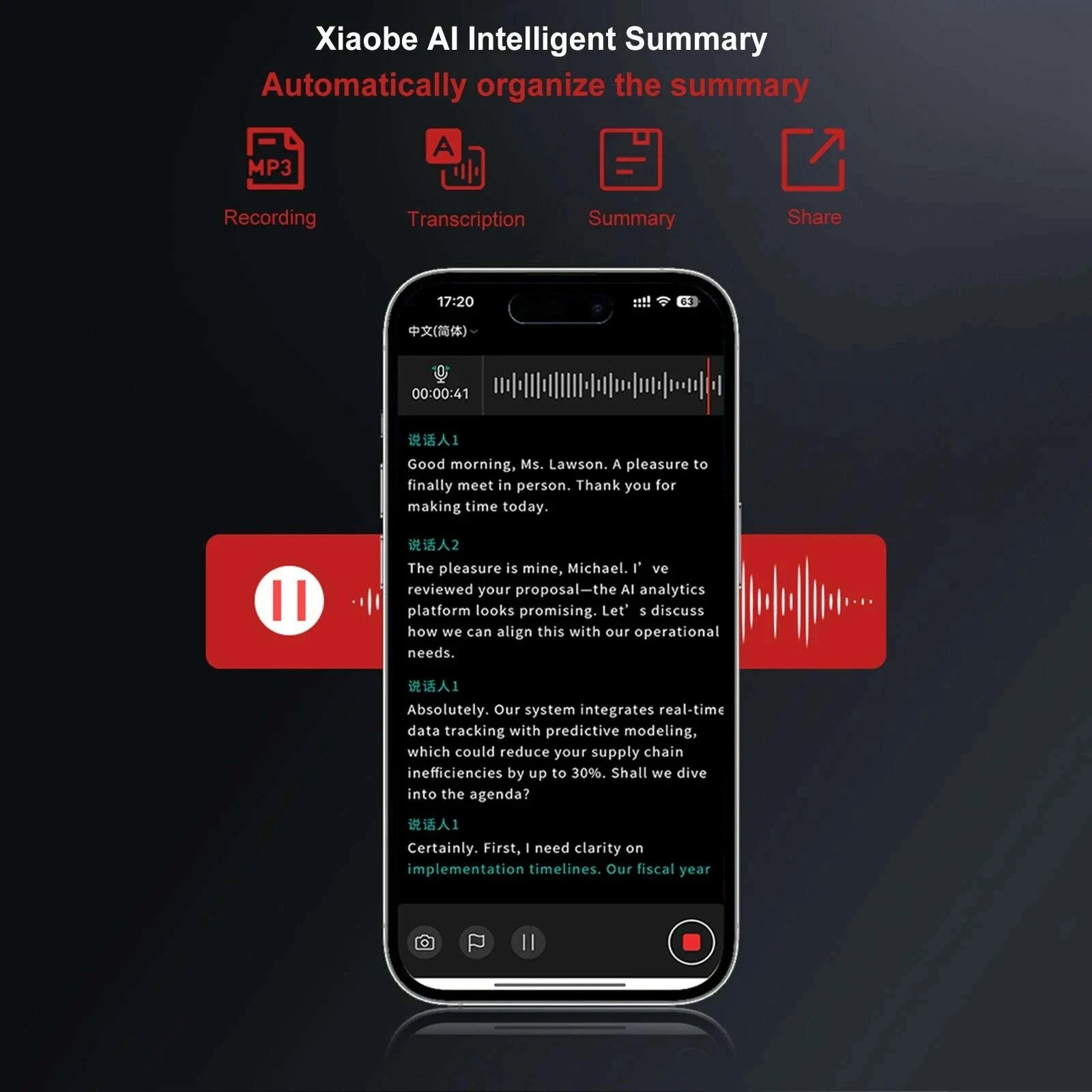 KIMLUD, 64G AI Voice Recorder Transcribe & Summarize Audio Recorder Transcribe & Summarization with ChatGPT for Meetings/Calls, KIMLUD Womens Clothes