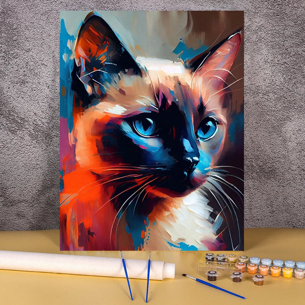 Running Horse Oil Painting By Number On Canvas Frameless Acrylic Paint Animal For Adult Picture Drawing Coloring By Numbers Kit