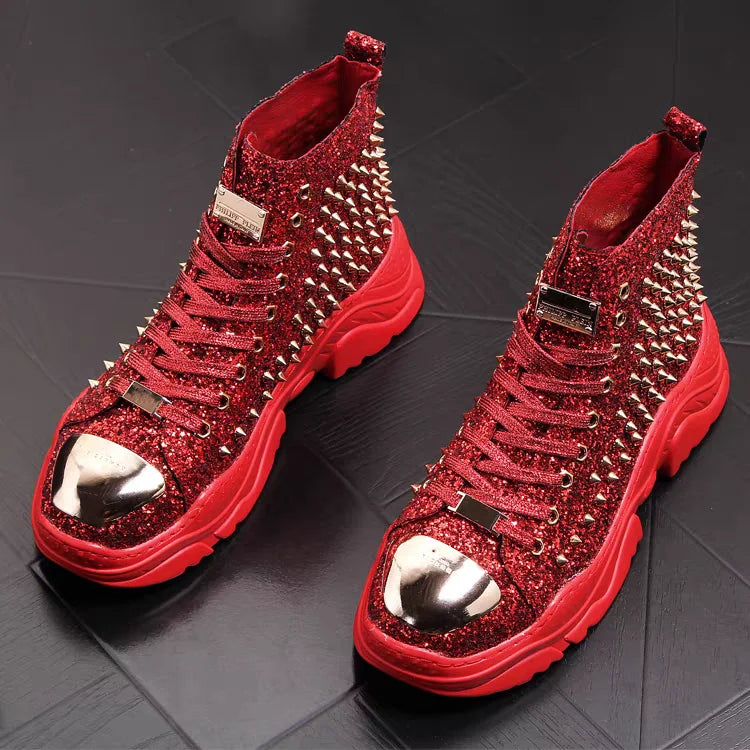 Boots – Rivet Detail – Mid Calf – PU Insole | KIMLUD