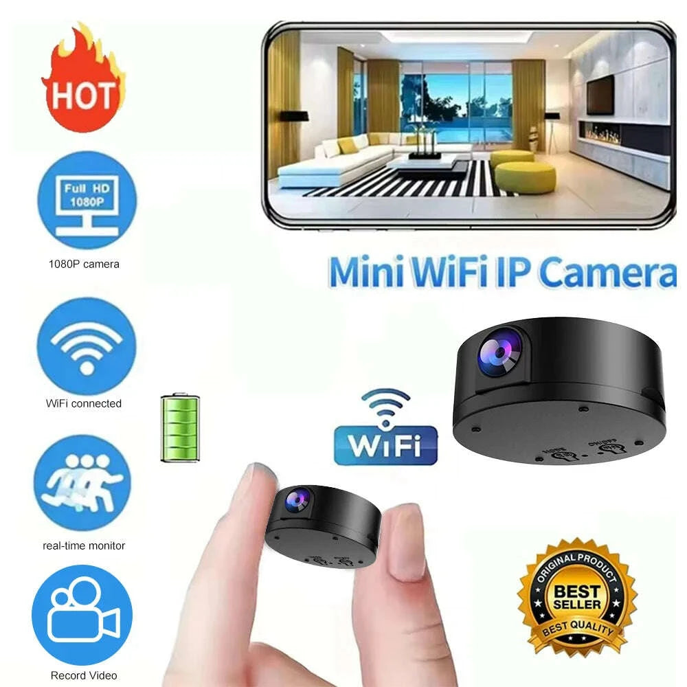 KIMLUD, High-Definition Wifi Mini Camera 3 In 1 Take Photos Video & Audio Recording Outdoors Portable Micro Camcorders Loop Recording, KIMLUD Womens Clothes
