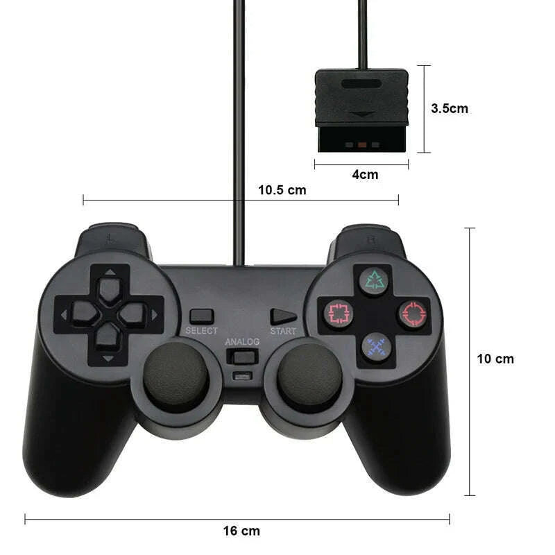 wired-gamepad-joypad-for-ps2-controller-p2-dualshock-game-pad-joystick-for-ps-2p-2-consolekimlud-womens-fashion-34608581