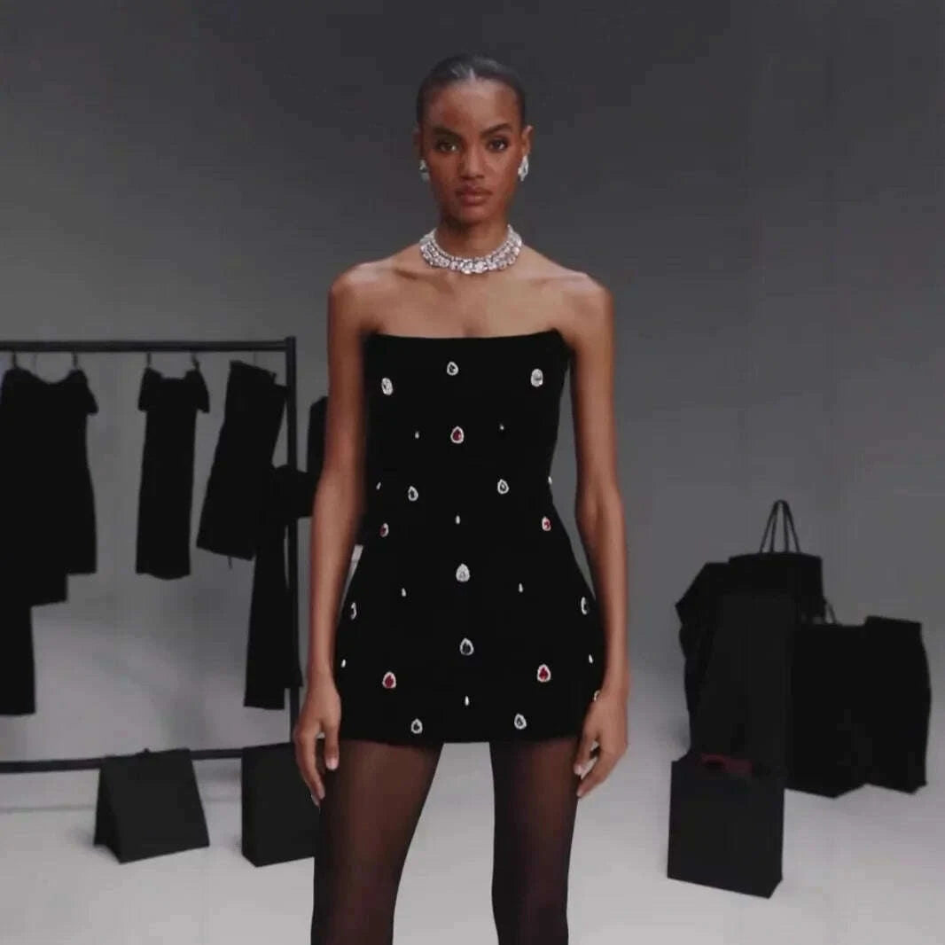 fashionable-diamond-embedded-short-strapless-bandage-dress-slim-design-spring-new-style-womens-mini-dress-polyester-fiberkimlud-womens-fashion-34624934