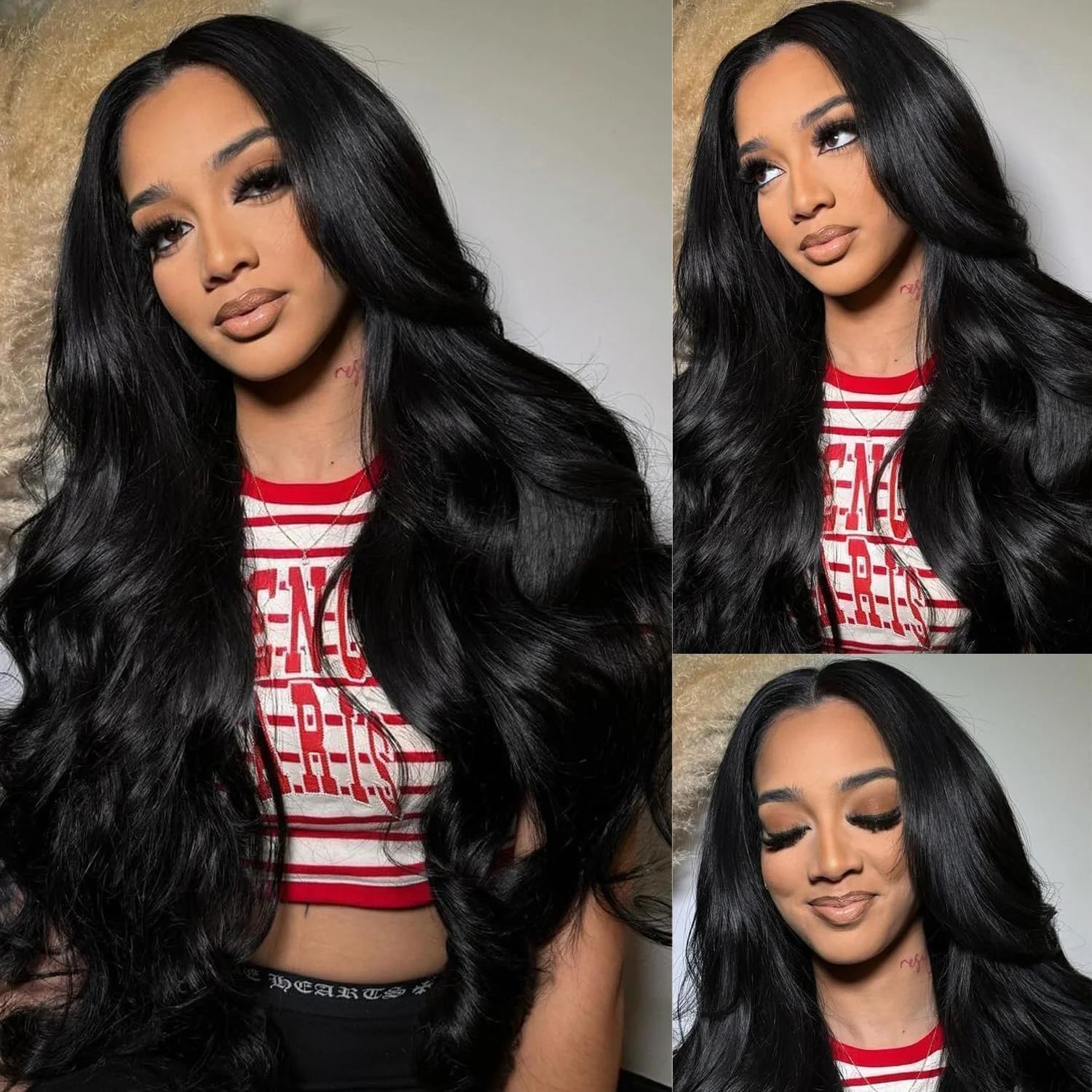 Human Hair Hair Wigs & Extensions Body Wave — Light Brown | KIMLUD