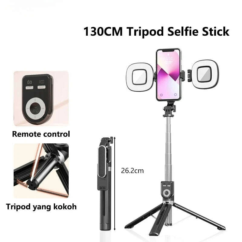 13m-portable-selfie-stick-retractable-tripod-phone-stand-with-dual-fill-lights-360°-rotating-photography-live-streaming-deviceskimludkimlud-35567391