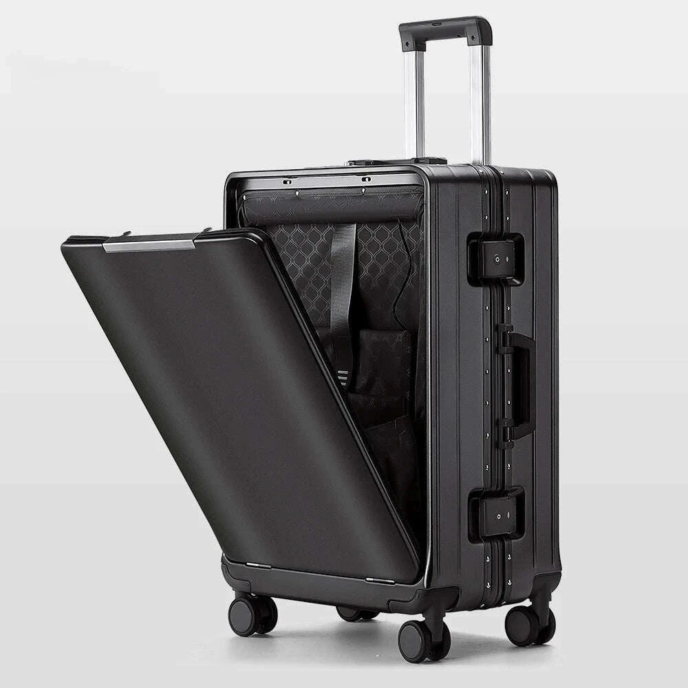 klqdzms-cabin-suitcase-travel-bag-202426-inch-boarding-box-aluminum-frame-trolley-case-front-opening-studen-laptop-luggagekimlud-womens-fashion-34612946