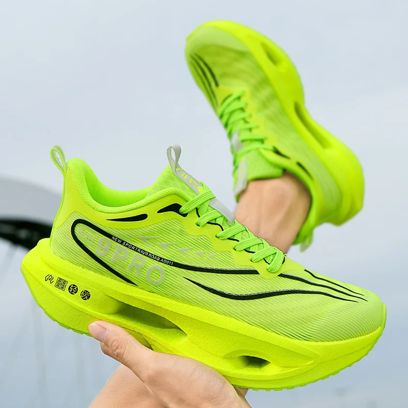 Carbon Board Marathon Running Shoes Men Comfortable Athletic Women's Sneakers Breathable Walking Basketball Sneakers Men