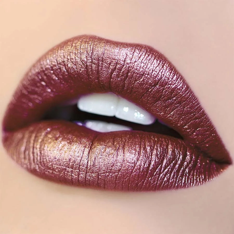 1 PC Red Metallic Lipstick Long Lasting Glitter Waterproof Lip Glaze Moisturize Luminous liptint Shimmer Shiny Lipgloss Makeup