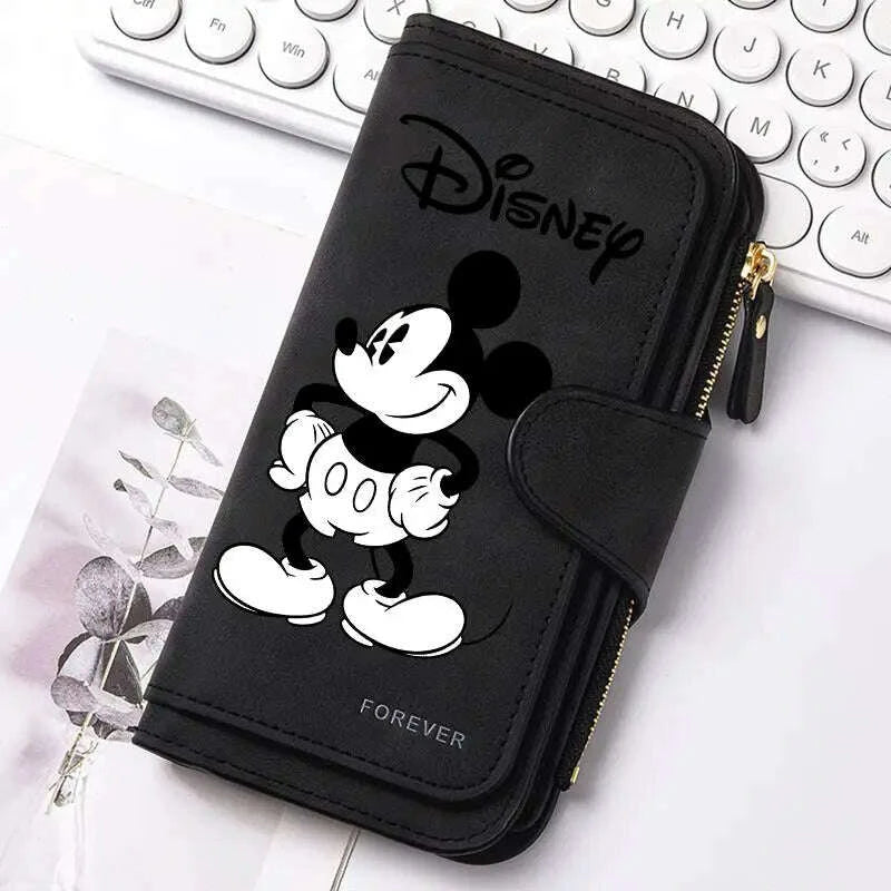 mickey-minnie-lady-long-zip-wallet-buckle-tote-bag-coin-purse-soft-pu-leather-multi-functional-card-holder-casual-dailykimludkimlud-35576041
