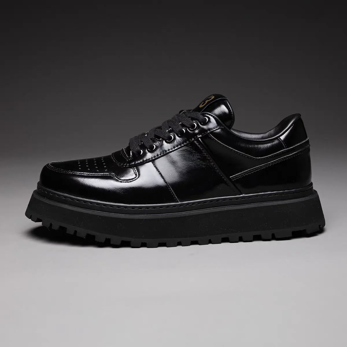 Men's Casual Shoes – Height Increasing Platform – Calf Leather | KIMLUD