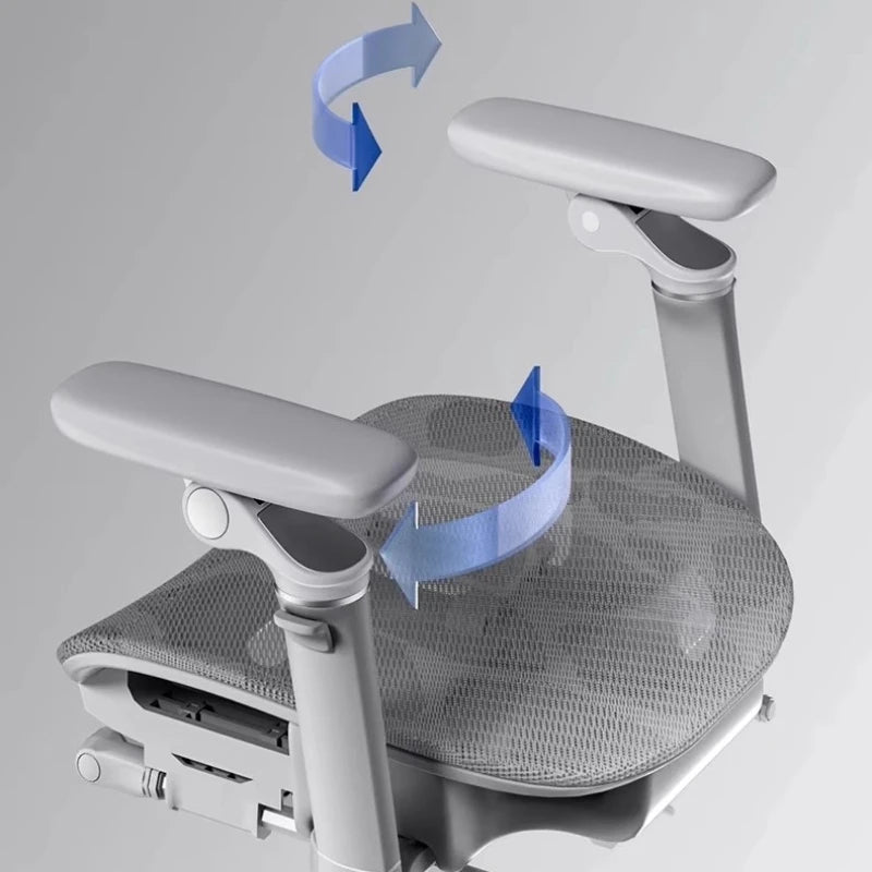 Mesh Executive Office Chair Ergonomic Adjustable — Cool Gray | KIMLUD