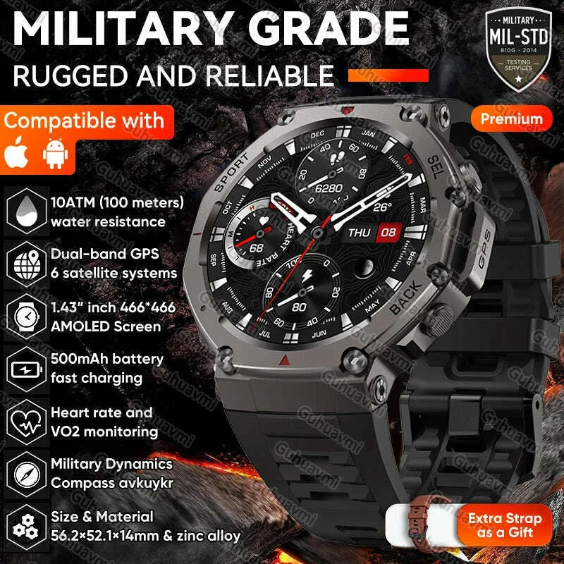 t-rex-3-built-in-dual-band-gps-military-smartwatch-men-compass-altimeter-barometric-10atmip69k-waterproof-170-sport-smartwatchkimlud-womens-fashion-34608238