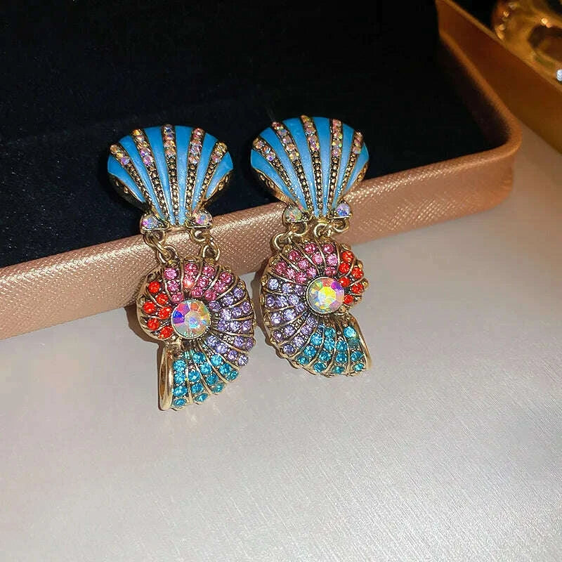 inlaid-rhinestone-shell-stars-double-pearl-necklace-for-women-light-luxury-style-exaggerated-chain-fashion-jewelry-sets-partykimlud-womens-fashion-34624408