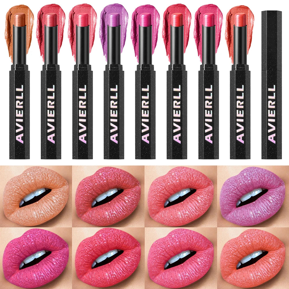 Lipstick – Long-Lasting Waterproof – Metallic Pearl | KIMLUD