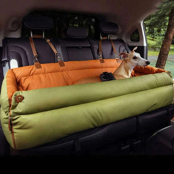 luxury-dog-beds-faux-leather-pet-car-seat-booster-double-seats-dog-car-seat-bed-safety-buckle-pet-bedskimlud-womens-fashion-34605357