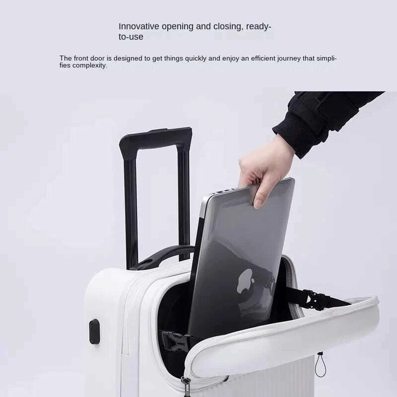 luggage-front-opening-combination-box-charging-interface-multi-function-trolley-box-20-boarding-luggage-silent-universa-wheelkimlud-womens-fashion-34612963