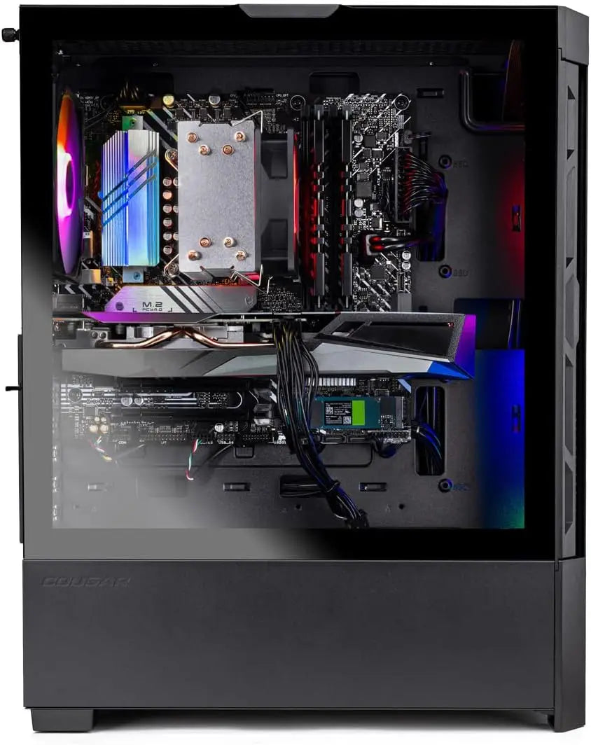 Matte Black Steel Desktop Ryzen 7 7700X RTX 5060 32GB DDR5 1TB Gen4 NVMe — Black | KIMLUD