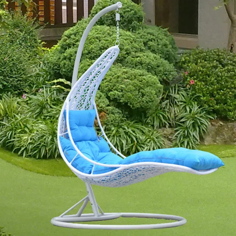 A Moderne terrasse schaukel stuhl hängen luxus ei stuhl hängen gemütliche sillas colgantes