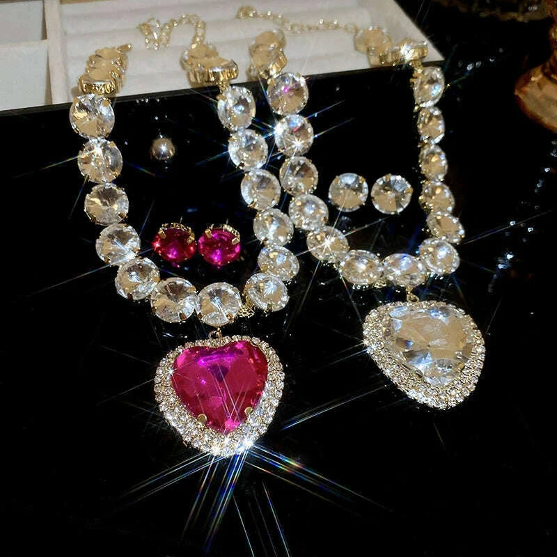 romantic-heart-pendant-necklace-earrings-set-luxury-rhinestone-necklace-stud-earrings-jewelry-sets-for-party-wedding-bridal-kimlud-kimlud-33912752