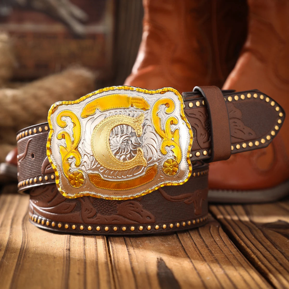 Vintage PU Leather Western Solid Belt — Black | KIMLUD