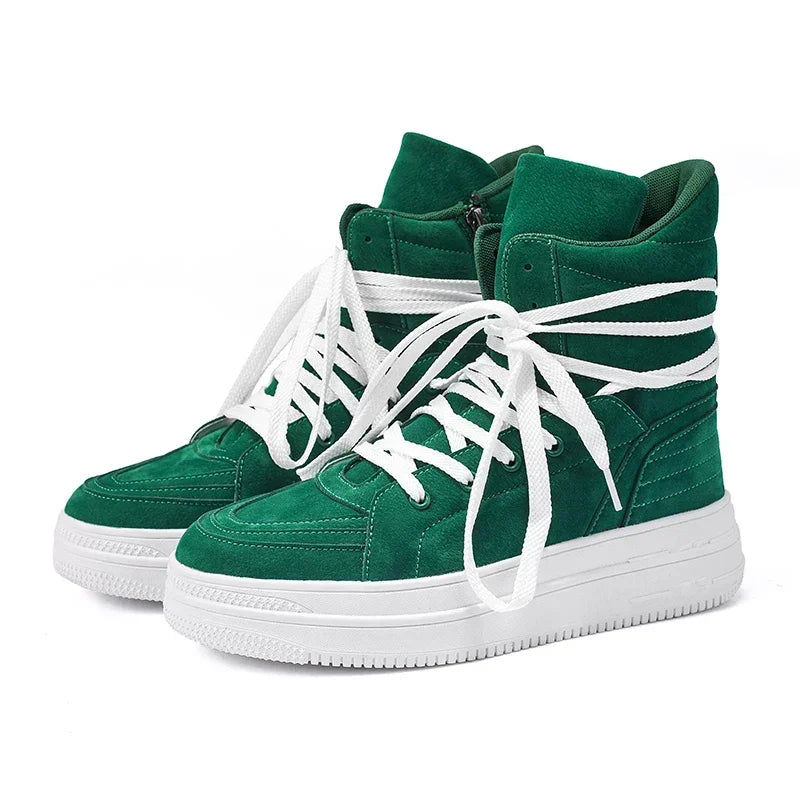 Men's High-Top Shoes – Height Increasing – Denim Boots | KIMLUD