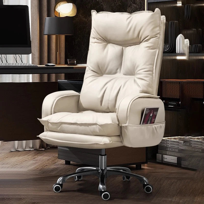 Ergonomic Computer Office Chair Gaming Recliner Swivel Study Office Chair Accent Armchair Comfy Silla De Oficina Salon Furniture