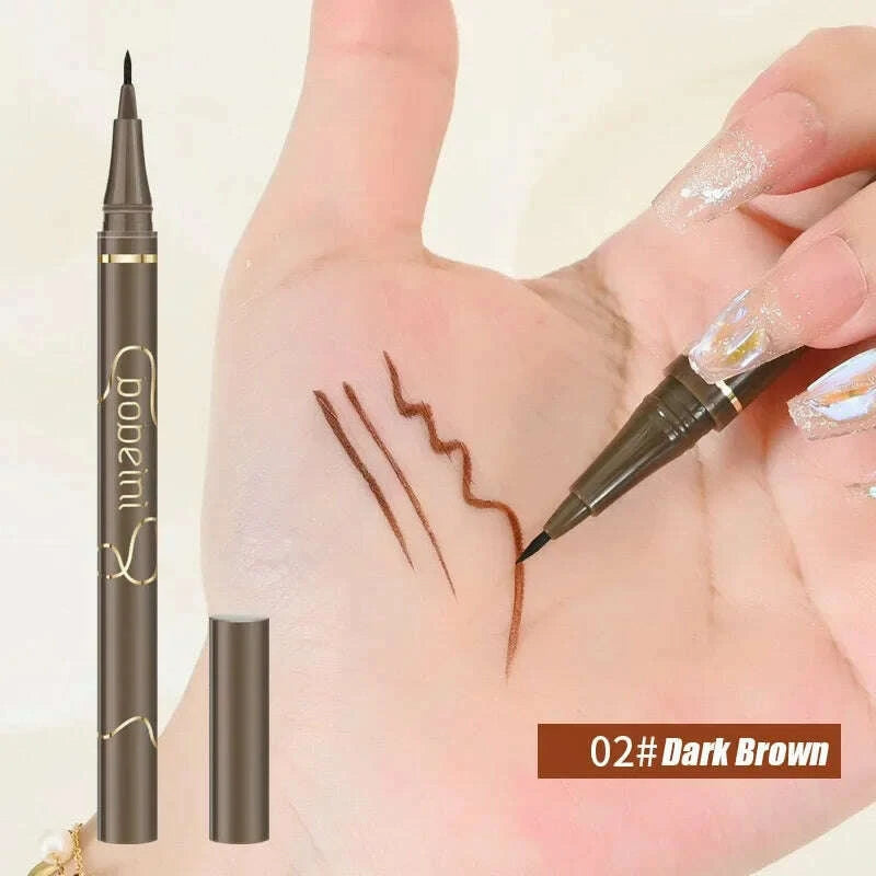 005mm-ultra-fine-liquid-eyeliner-black-brown-waterproof-long-lasting-smooth-eyeliner-eyelash-pencils-quick-dry-eye-makeup-tool-kimlud-kimlud-33913407
