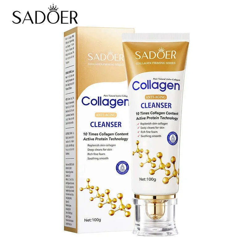 sadoer-collagen-facial-cleanser-skincare-firming-moisturizing-face-cleansing-face-wash-foam-cleanser-skin-care-productskimlud-womens-fashion-34601247