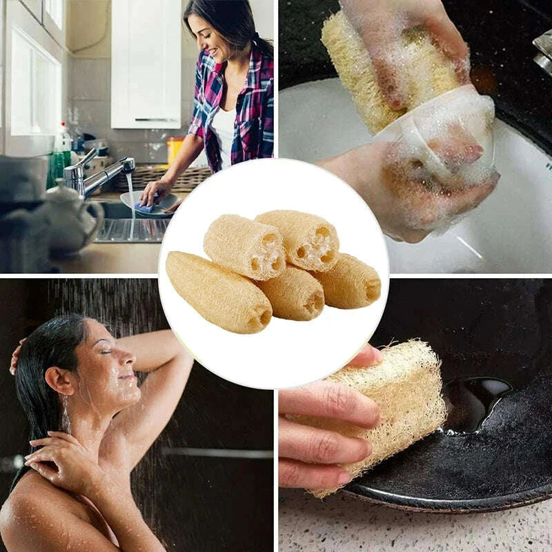 13pcs-natural-loofah-sponge-multi-purpose-kitchen-cleaning-tool-dish-washing-sponge-long-shower-body-scrubber-loofah-dishclothkimludkimlud-35578456