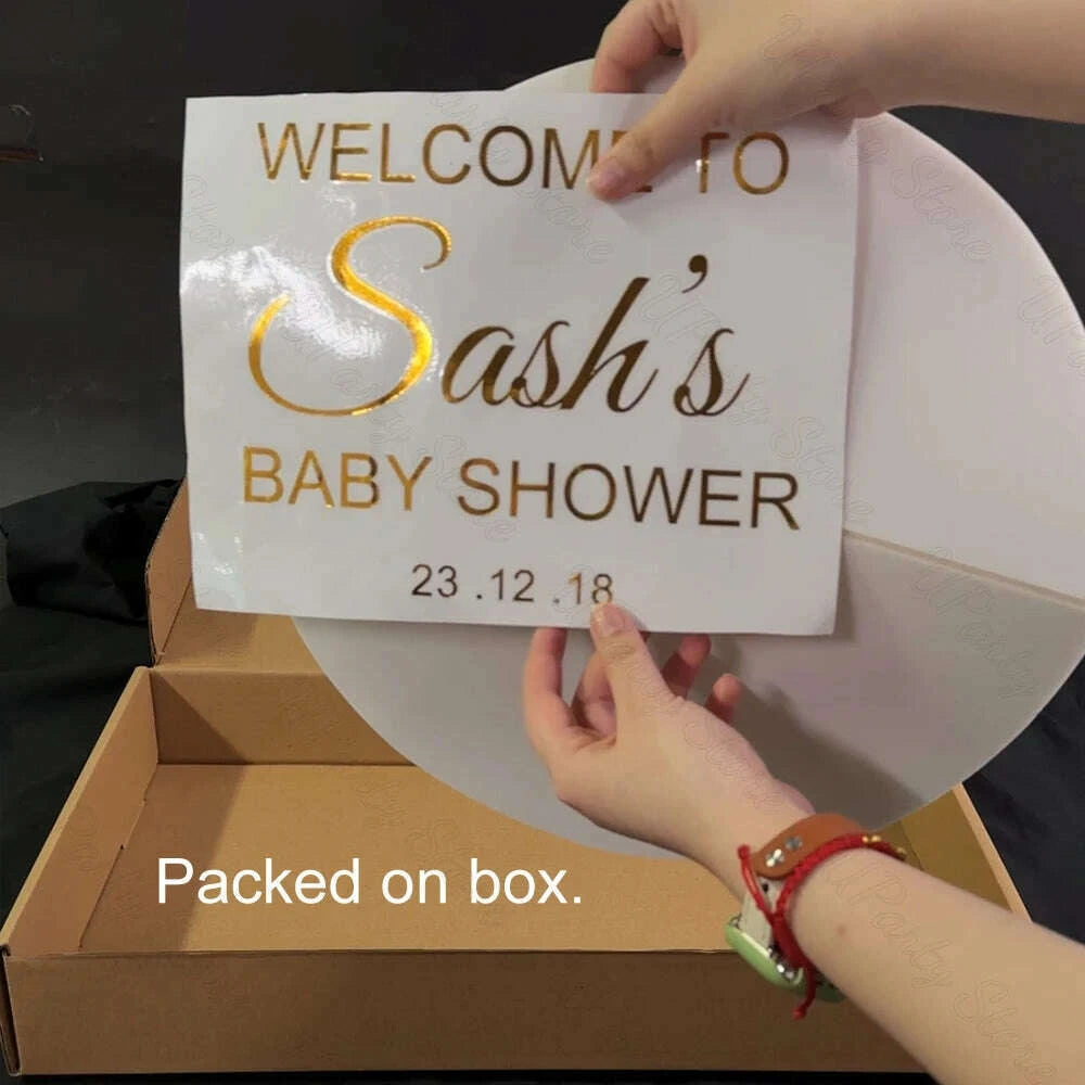 round-custom-welcome-sign-board-35x35cm-personalized-welcome-baby-shower-sign-for-birthday-decoration-baby-shower-party-decor-kimlud-kimlud-33911973