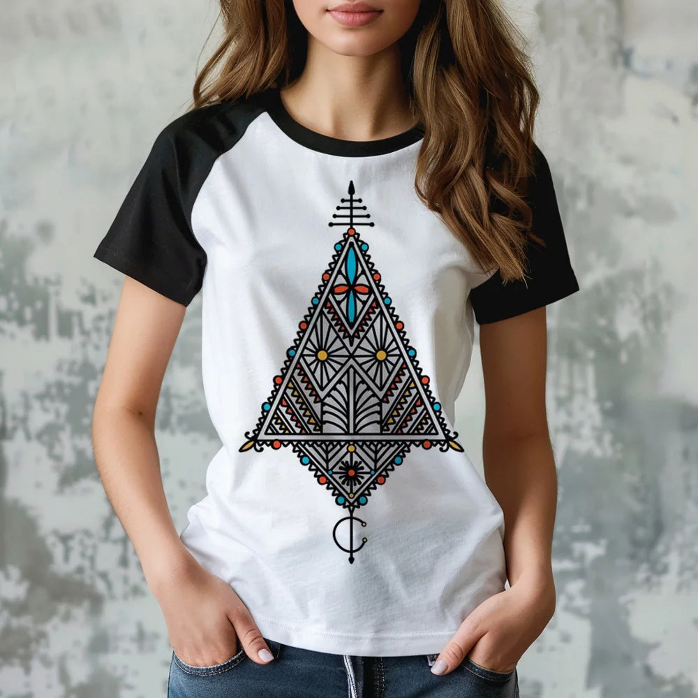 Women's T-Shirt - Y2K Style - Polyester - Regular Fit | KIMLUD
