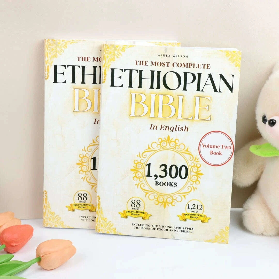 (Two-Pack) THE COMPLETE ETHIOPIAN BIBLE in English 88 Scriptures: including Missing Apocrypha, Book of Enoch, Jubilees.