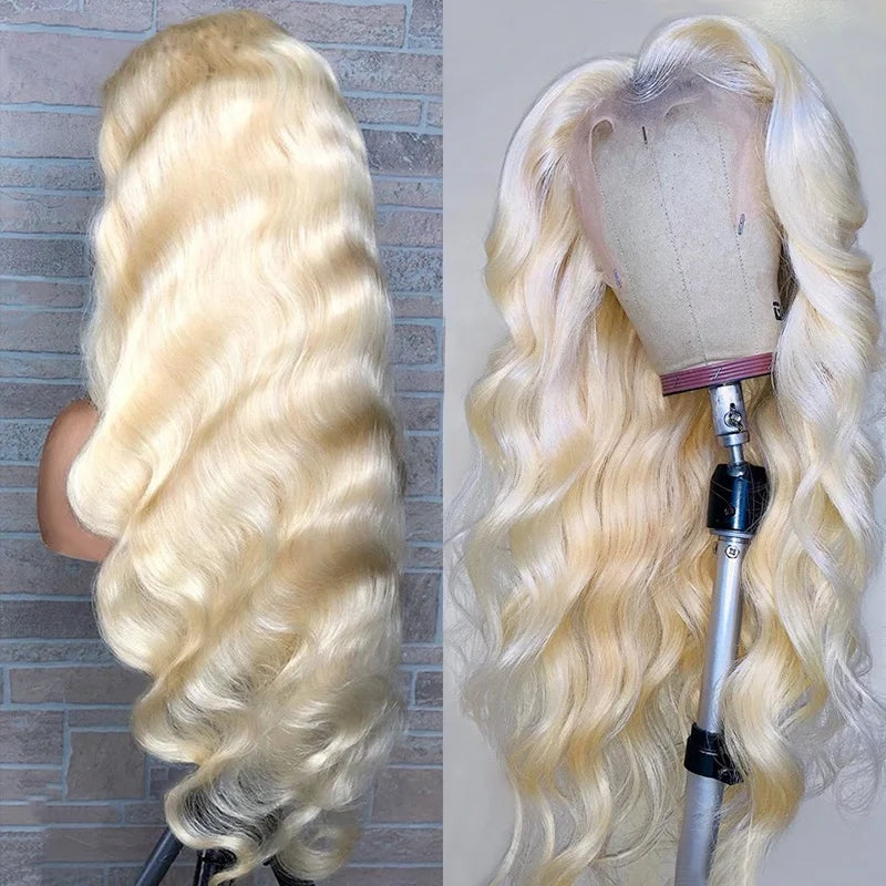 360 Lace Frontal Wig Body Wave — 613 Blonde | KIMLUD