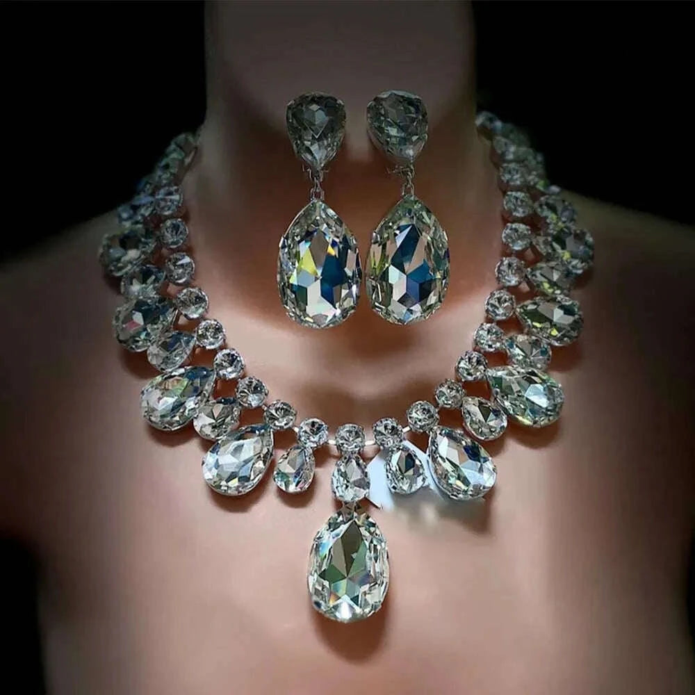 stonefans-fashion-teardrop-necklace-set-for-women-rhinestone-crystal-adjustable-statement-wedding-necklace-and-earrings-set-giftkimlud-womens-fashion-34627448