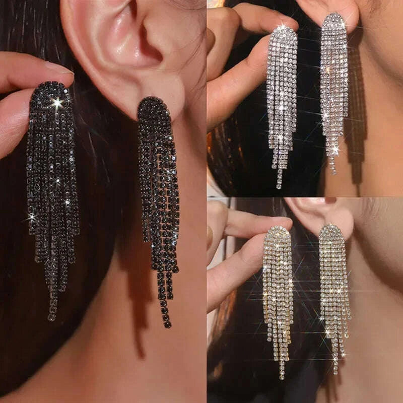 fyuan-fashion-long-tassel-drop-earrings-for-women-black-gold-silver-color-rhinestone-dangle-earring-wedding-party-jewelrykimludkimlud-35558263