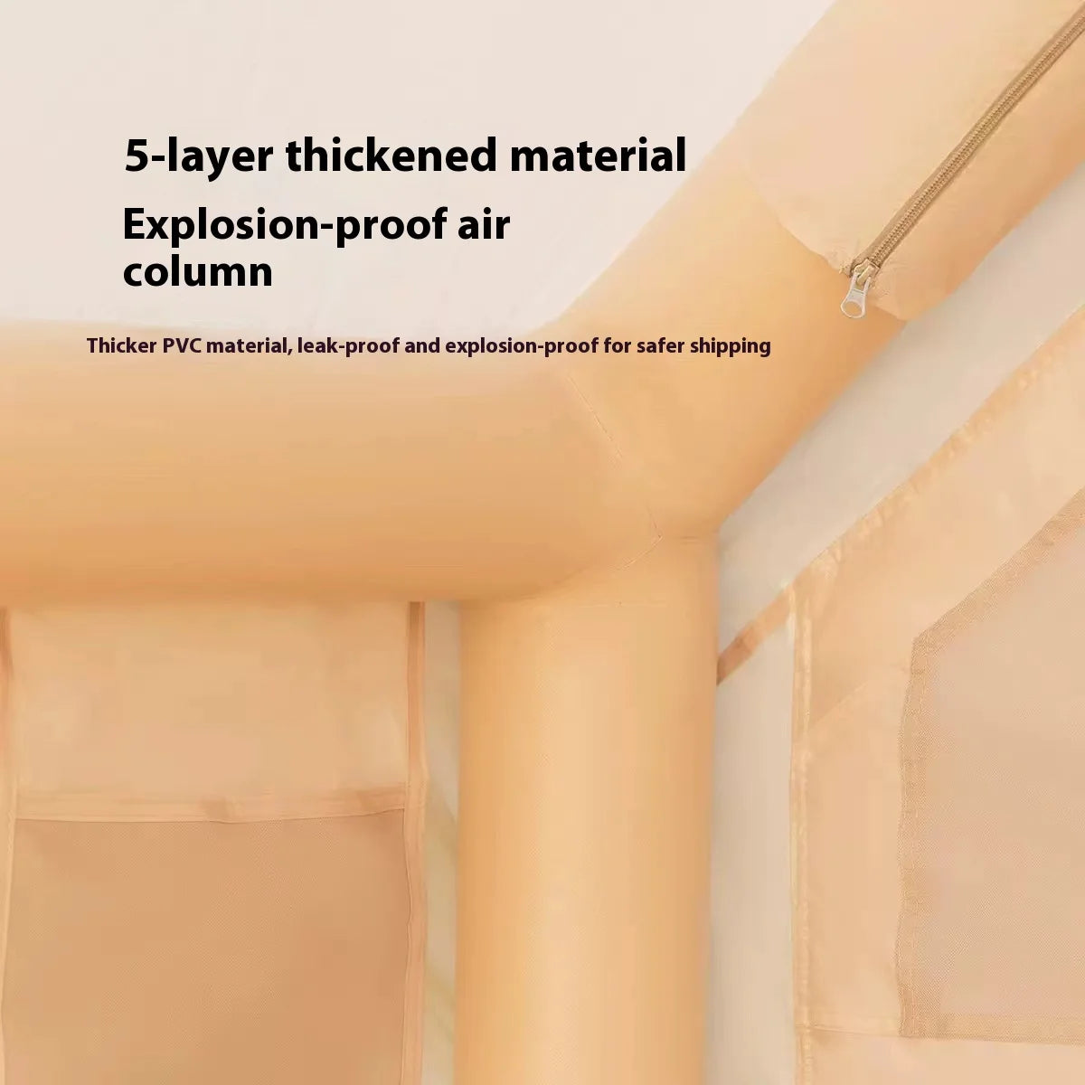 MOUNTAINHIKER Extra Large 3-6 Person Inflatable Family Camping Tent with High-Quality Windproof and Spacious Interior