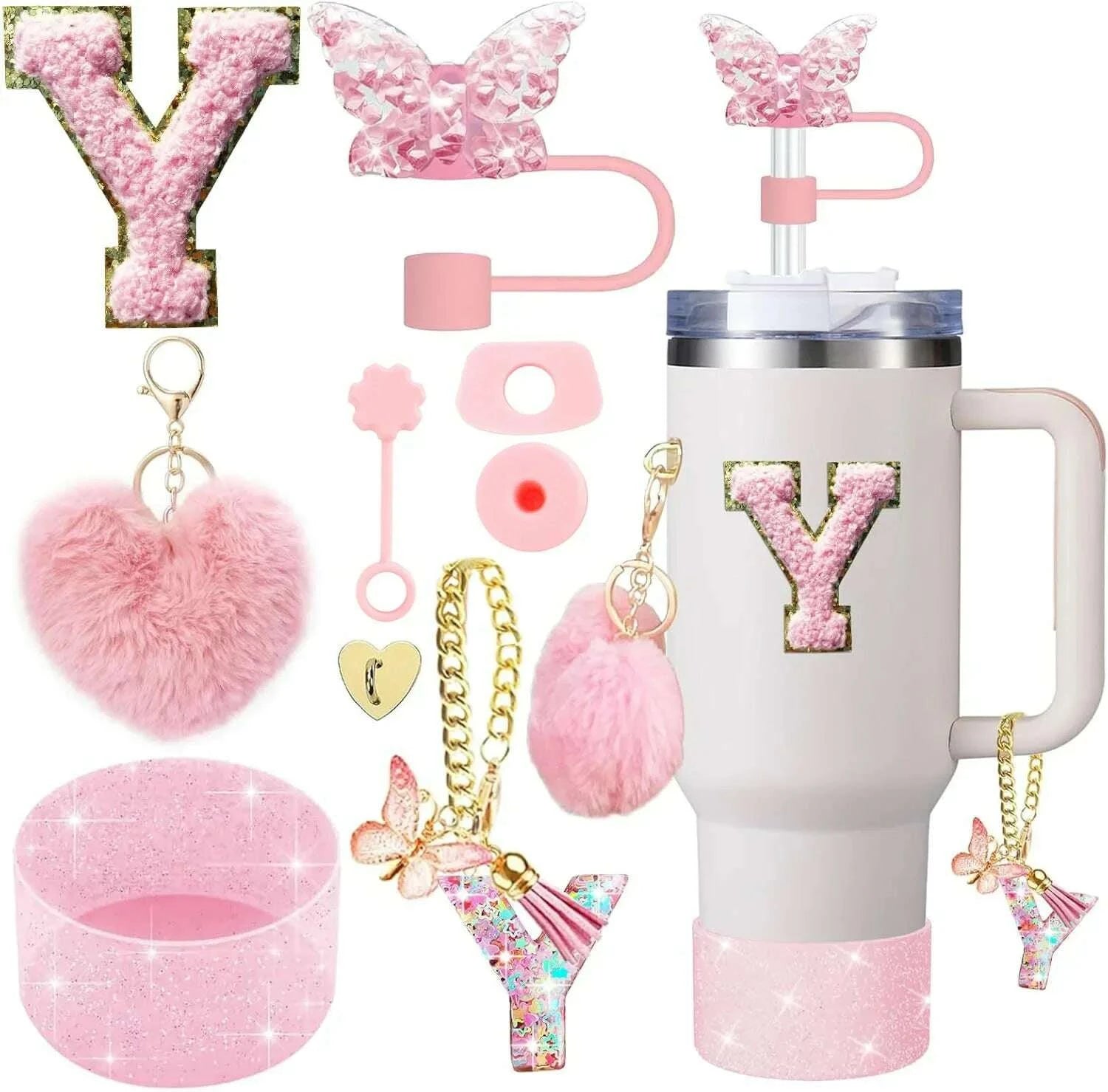 kimlud-9pcs-cup-accessory-set-for-stanley-30oz-40oz-butterfly-straw-cover-cap-silicone-boot-charm-initials-sticker-spill-proof-stopper-kimlud-womens-clothes-34635293