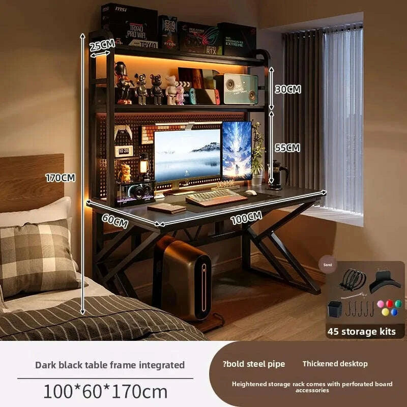 ergonomic-gaming-desk-with-built-in-bookshelf-cable-management-system-compact-computer-desk-for-small-spaces-bedroom-homekimludkimlud-35572301