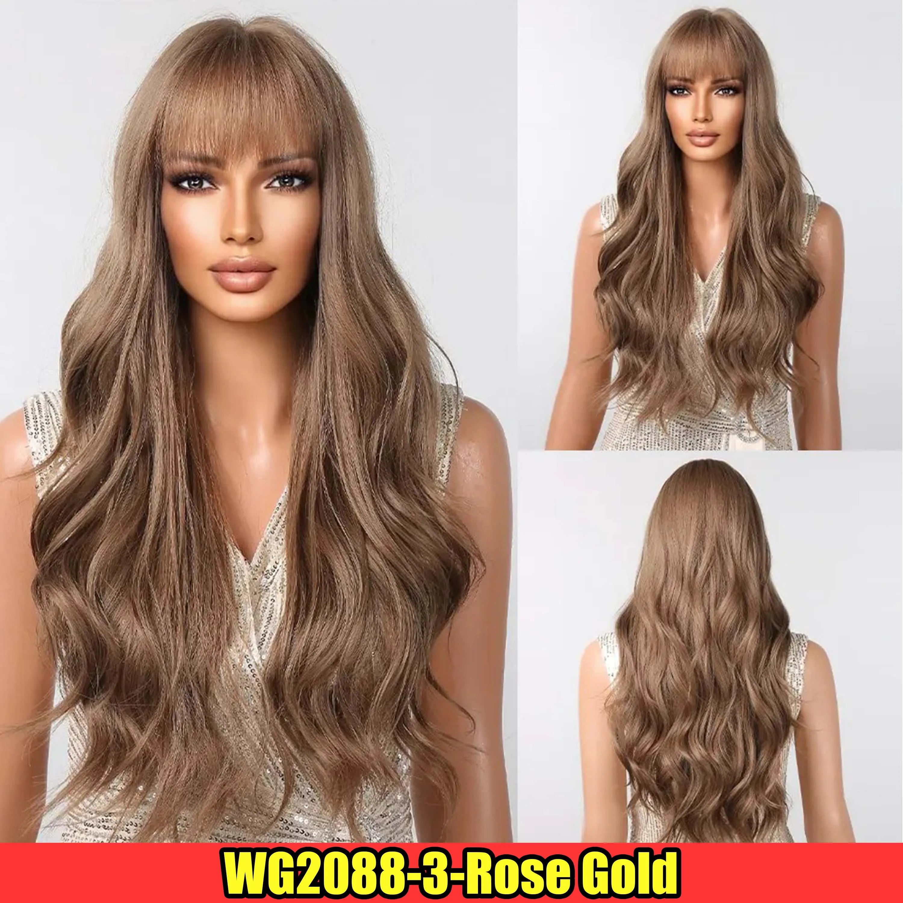 Cosplay Blonde Women's Wigs Ombre Blonde Curly Wig On Clearance Sale Glueless Pink Black Purple Wig Ladies Synthetic Wigund