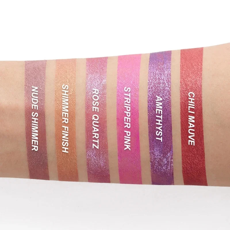 Liquid Lipstick – Glitter Metallic Waterproof Shine | KIMLUD