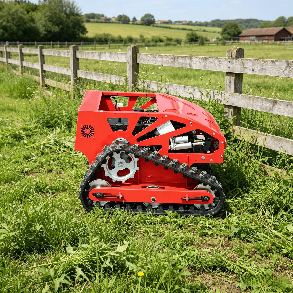 Robotic Lawn Mower – Remote Control – 550mm Cutting Width – 0-3 KMH | KIMLUD
