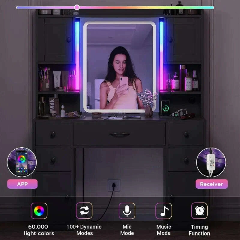 large-makeup-vanity-with-lights-led-mirror-with-digital-time-display-power-outlet-rgb-ambient-light-vanity-desk-wit-kimlud-kimlud-33921055