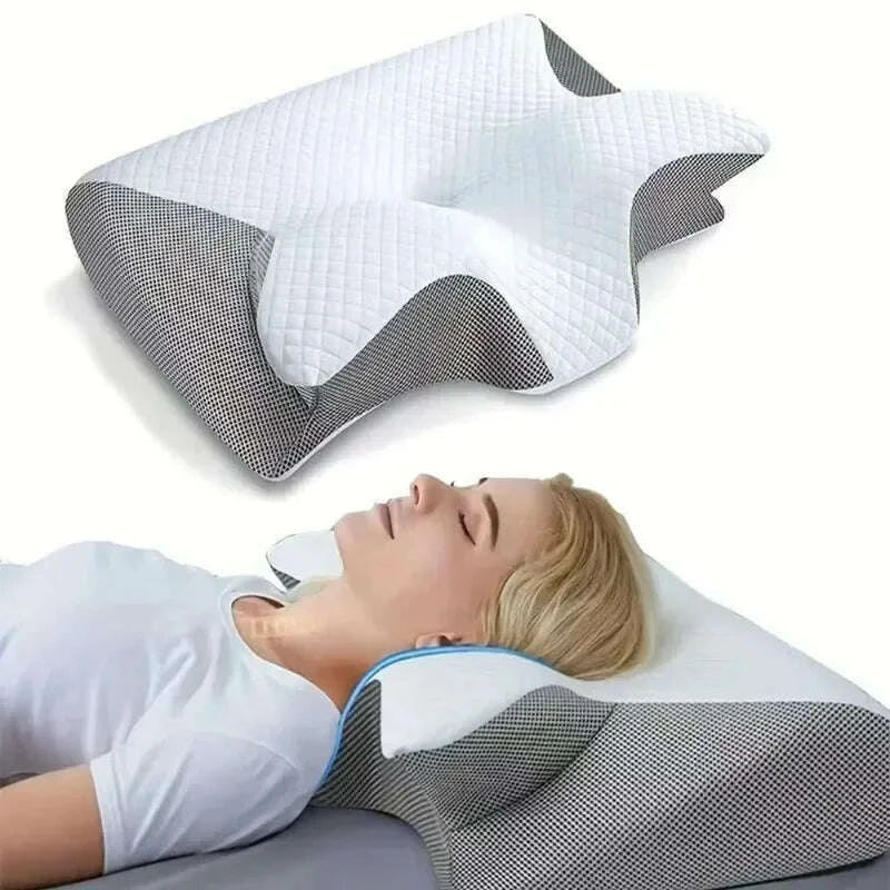1pc-memory-foam-cervical-pillow-fast-rebound-memory-sleeping-pillows-2in1-ergonomic-orthopedic-pillow-for-neck-pain-neck-pillowkimlud-womens-fashion-34604324