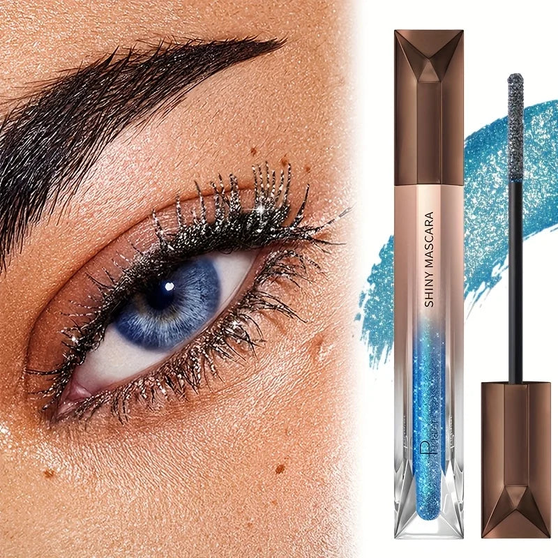 Crystal Diamond Opalescent Glitter Mascara — Black | KIMLUD