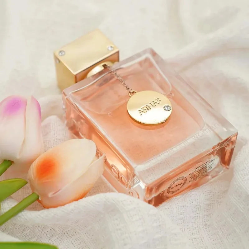 Two-Piece Eau De Parfum Set Citrus Woody Notes — Amber-Gold | KIMLUD