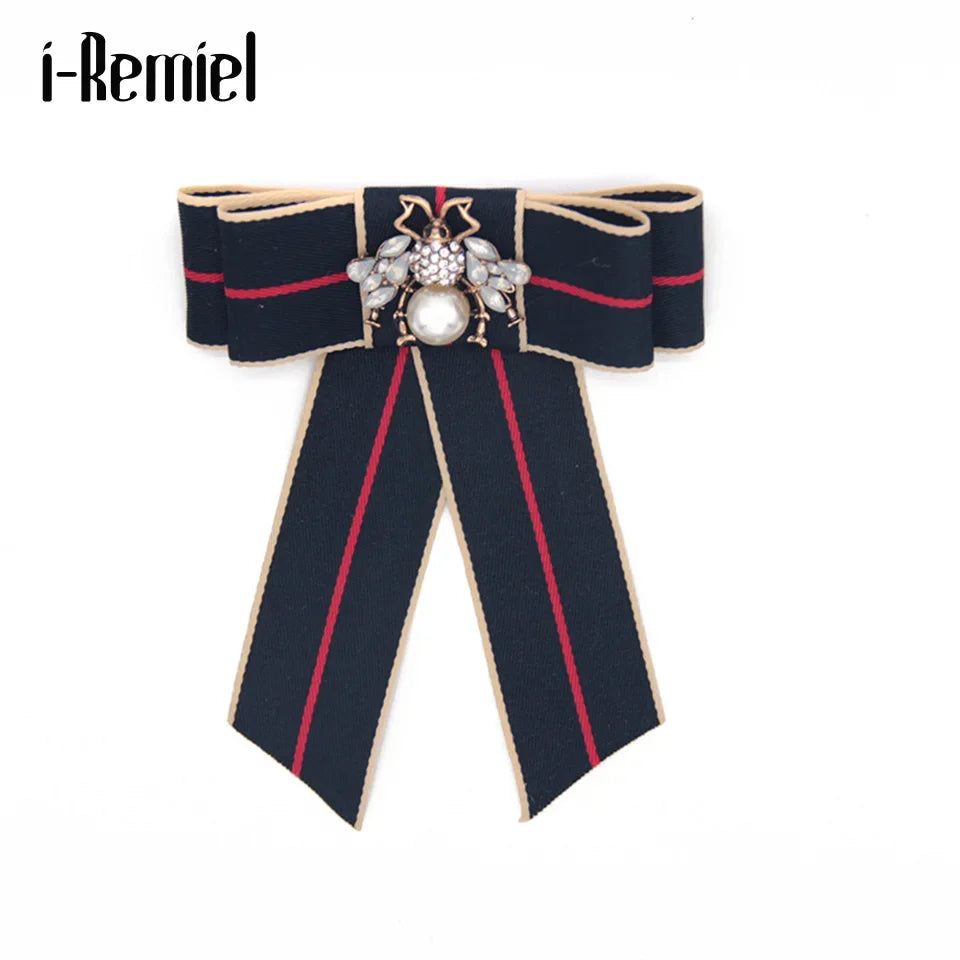 Brooch – Bowknot Design For Women – Zinc Alloy | KIMLUD